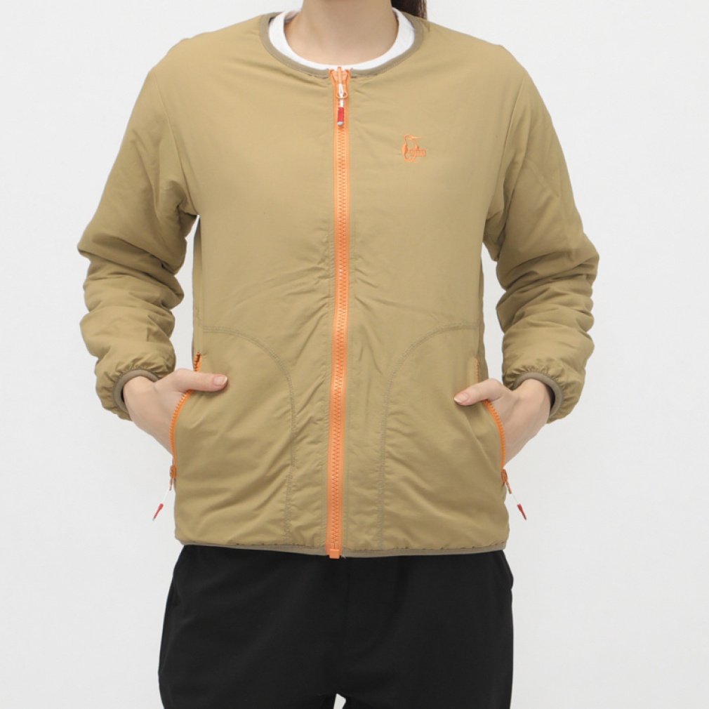 チャムス レディース アウトドアジャケット エルモフリース