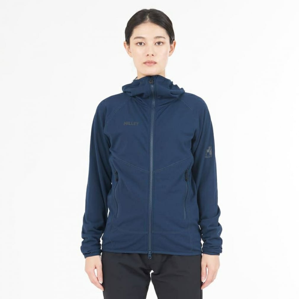 ミレー レディース トレッキング フリースジャケット DRY GRID HOODIE