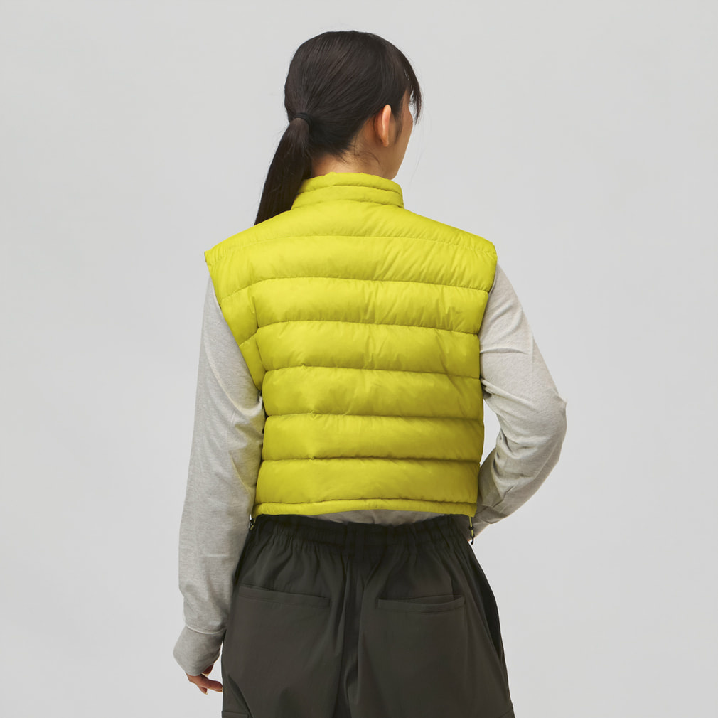 ナンガ レディース アウトドアカジュアル ダウンベスト SHEER DOWN
