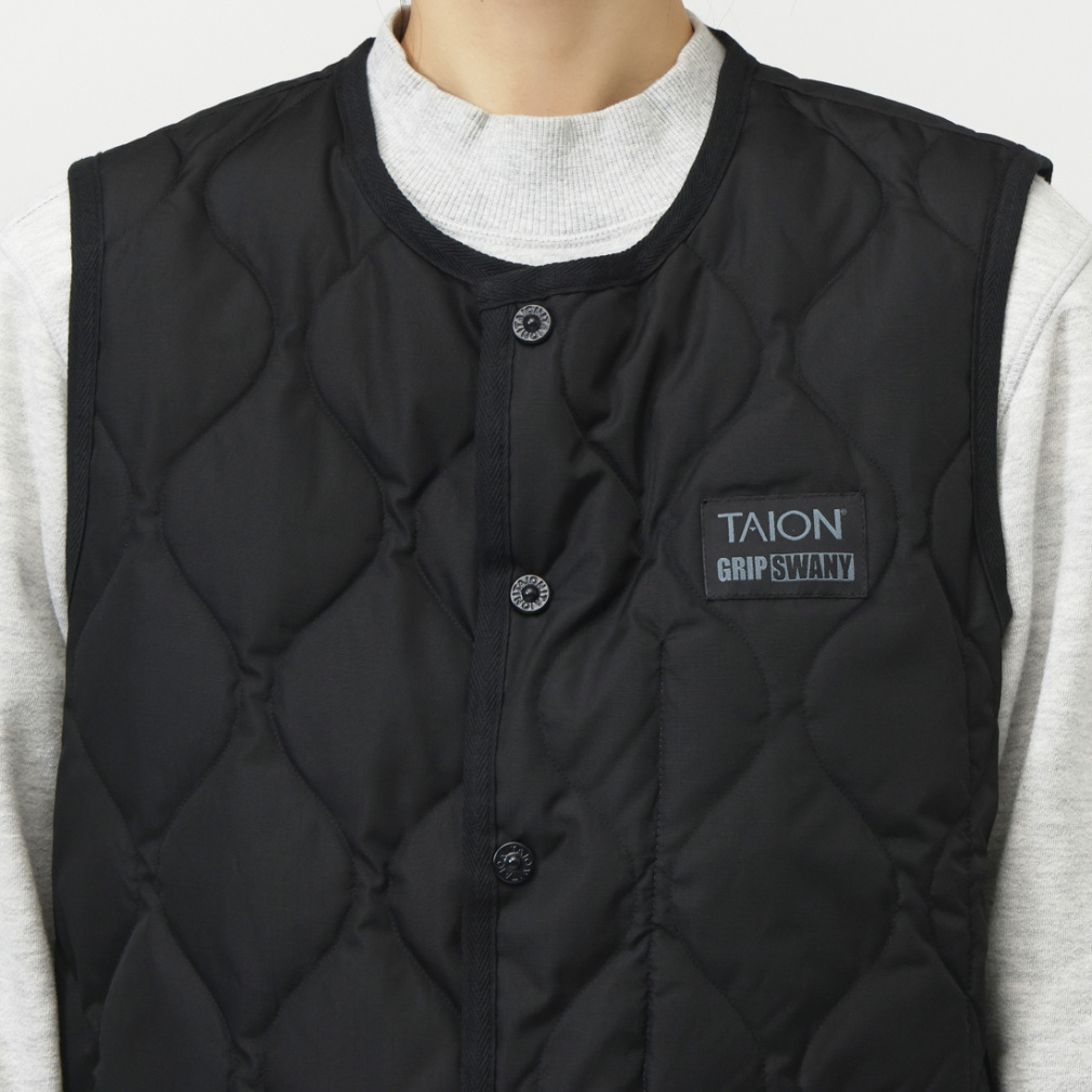 グリップスワニー レディース アウトドアカジュアル ダウンベスト