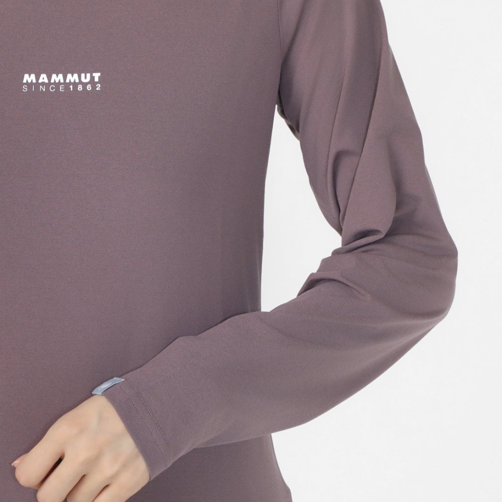 キューディー ロゴ プリント ロングスリーブ Tシャツ アジアン