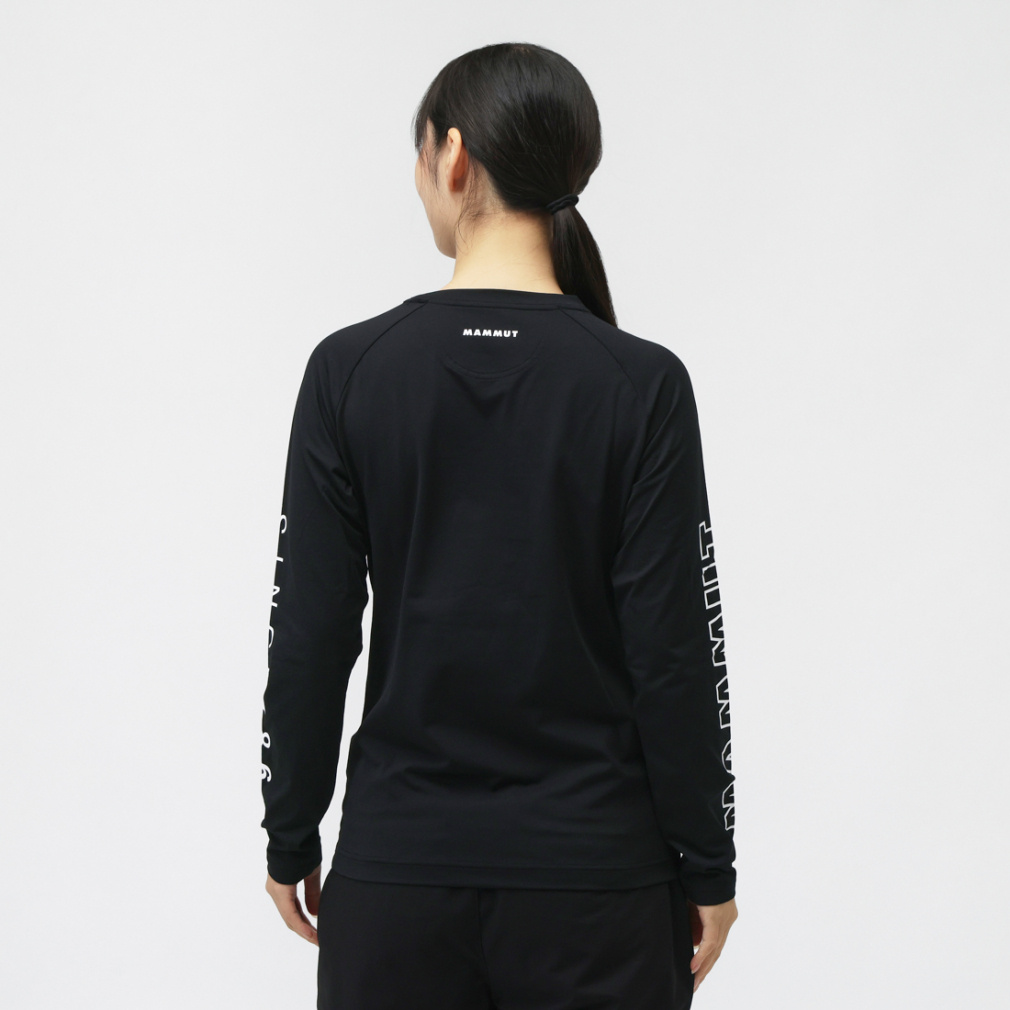 マムート レディース トレッキング 長袖Tシャツ キューディー ロゴ