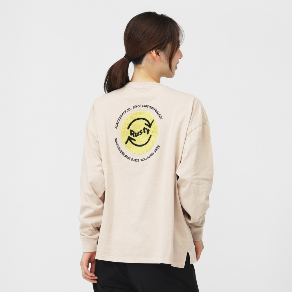 ラスティー レディース アウトドアカジュアル 長袖Tシャツ 955072