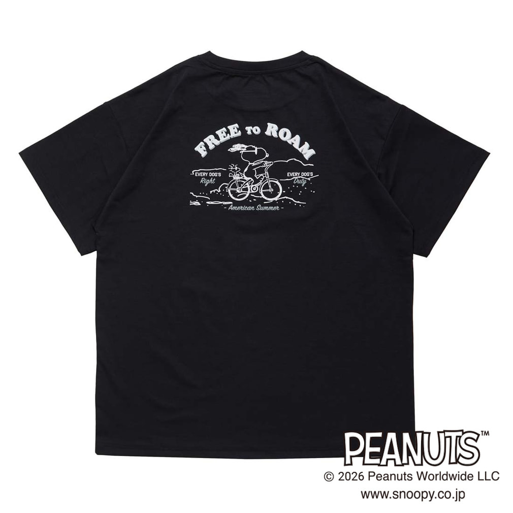 ピーナッツ スヌーピー レディース 半袖 Tシャツ UVカットドライ