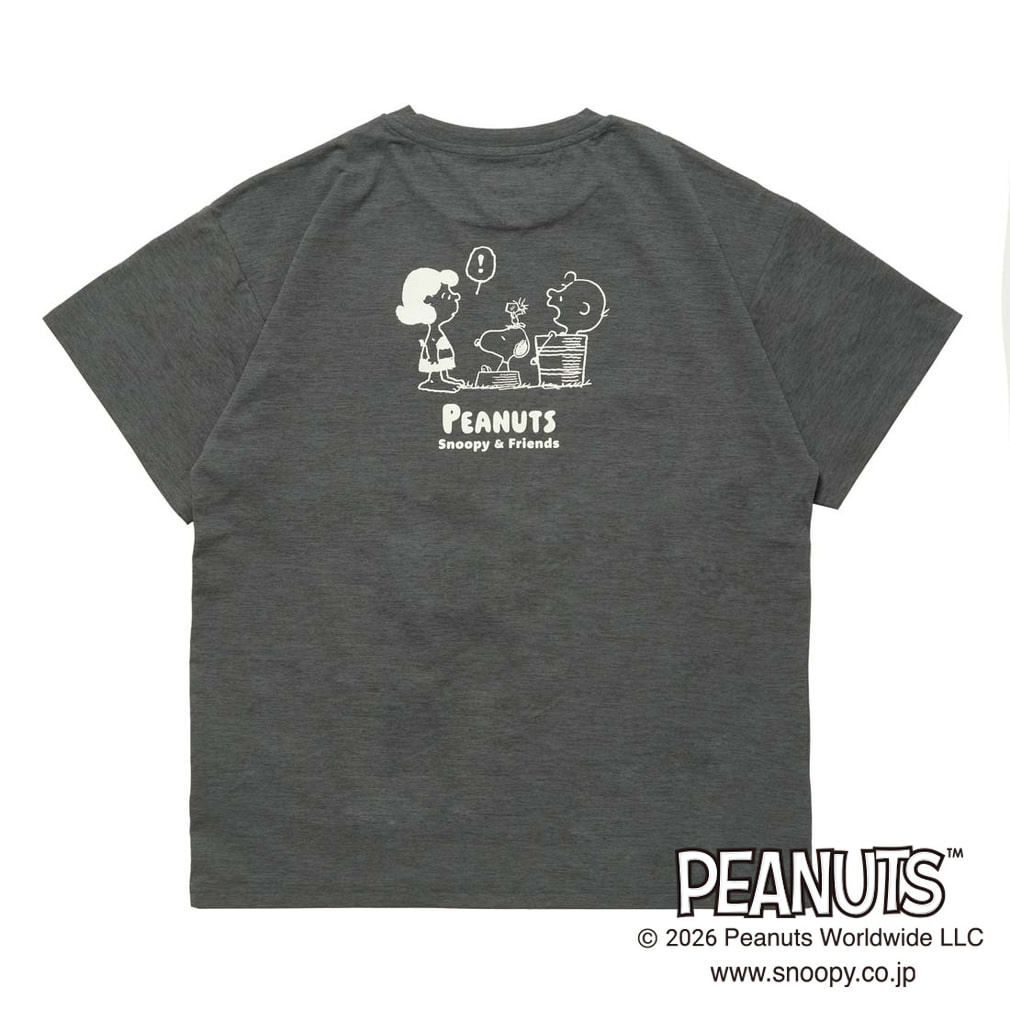 ピーナッツ スヌーピー レディース 半袖 Tシャツ UVカットドライ