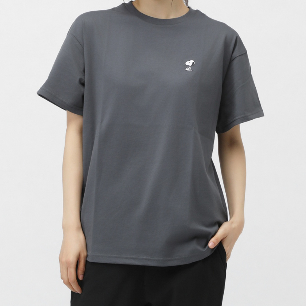 ピーナッツ スヌーピー レディース 半袖 Tシャツ UVコットン