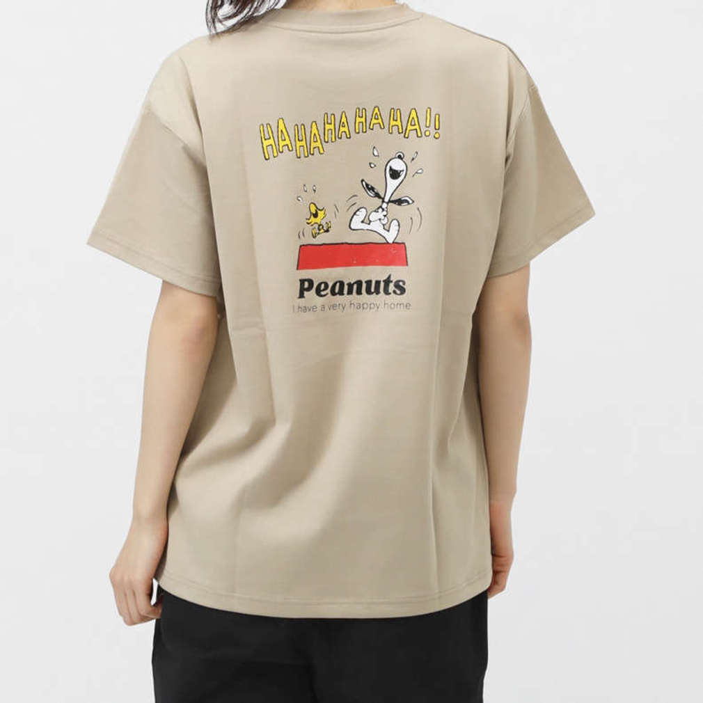 ピーナッツ スヌーピー レディース 半袖 Tシャツ UVコットン