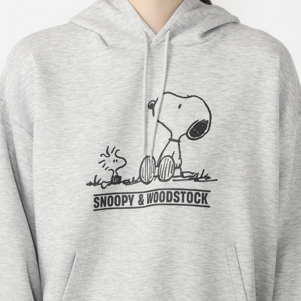 ピーナッツ スヌーピー レディース スウェット パーカー テック
