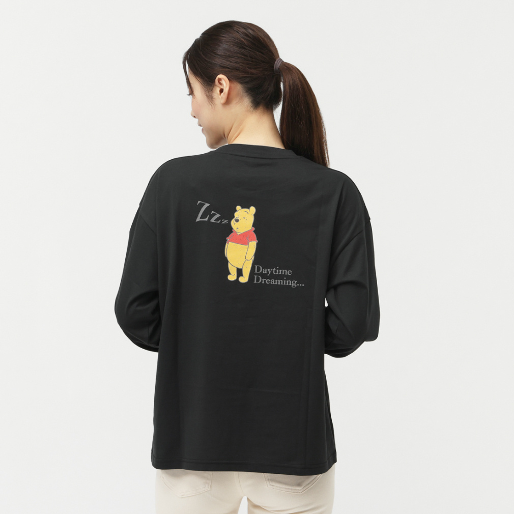 ディズニー くまのプーさん レディース 長袖 Tシャツ コットンロングT