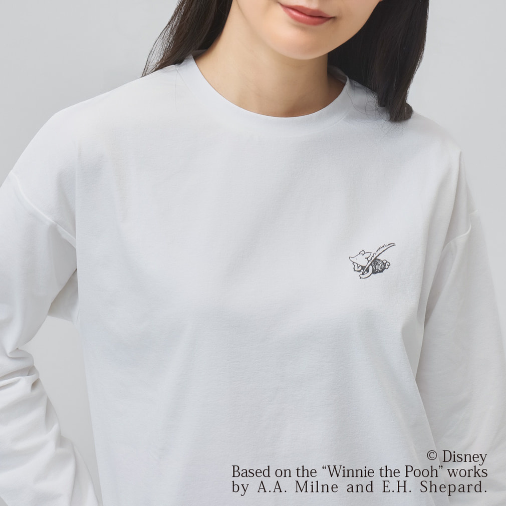 ディズニー レディース 長袖 Tシャツ グラフィックロングTシャツ