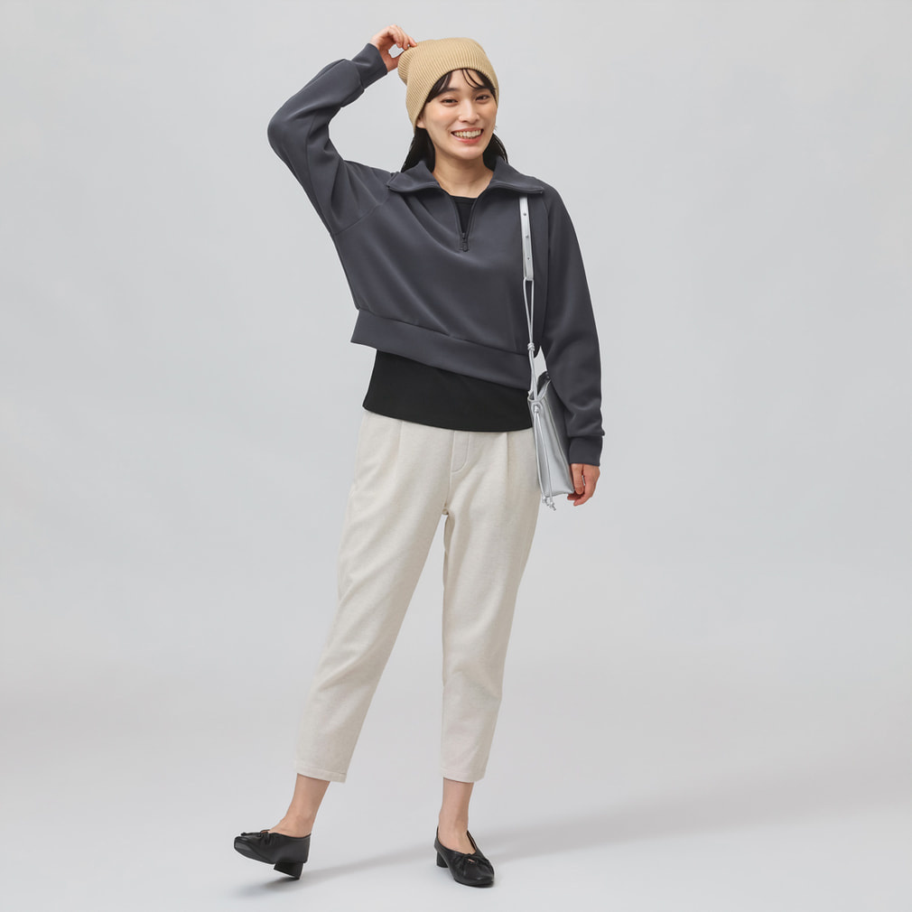 ティゴラ レディース 長袖 Tシャツ ストレッチリブ長袖Tシャツ TR