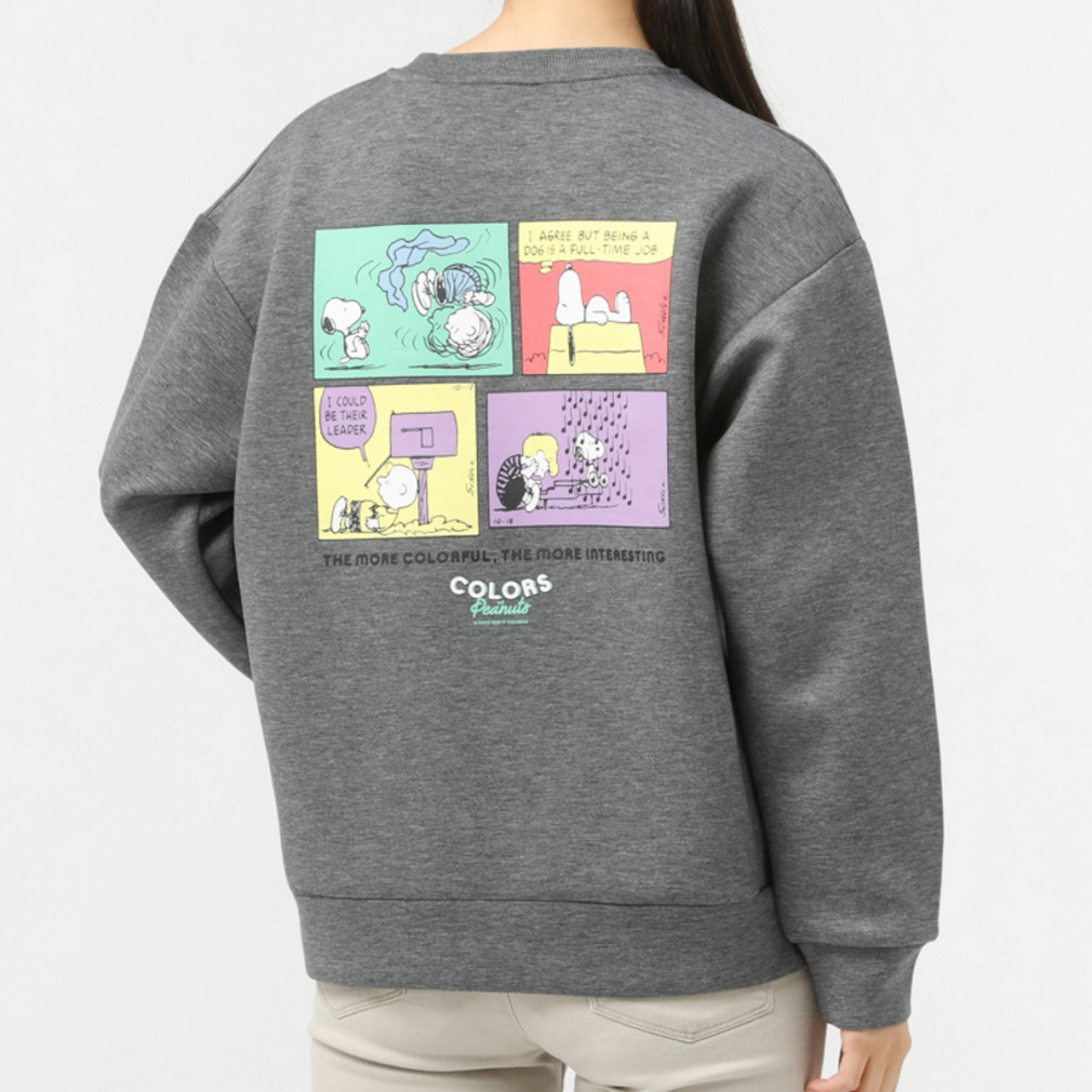 ピーナッツ スヌーピー レディース スウェットトレーナー テック
