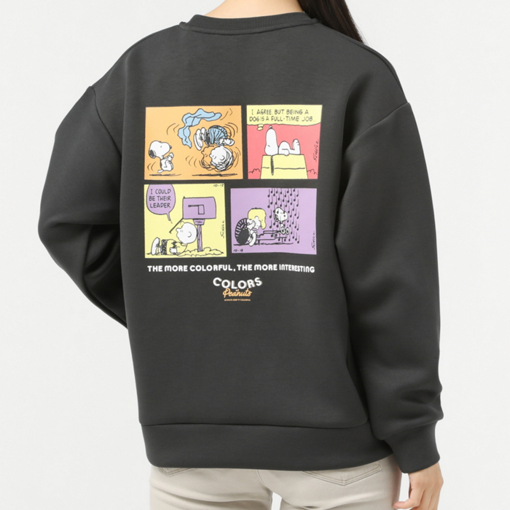 ピーナッツ スヌーピー レディース スウェットトレーナー テック