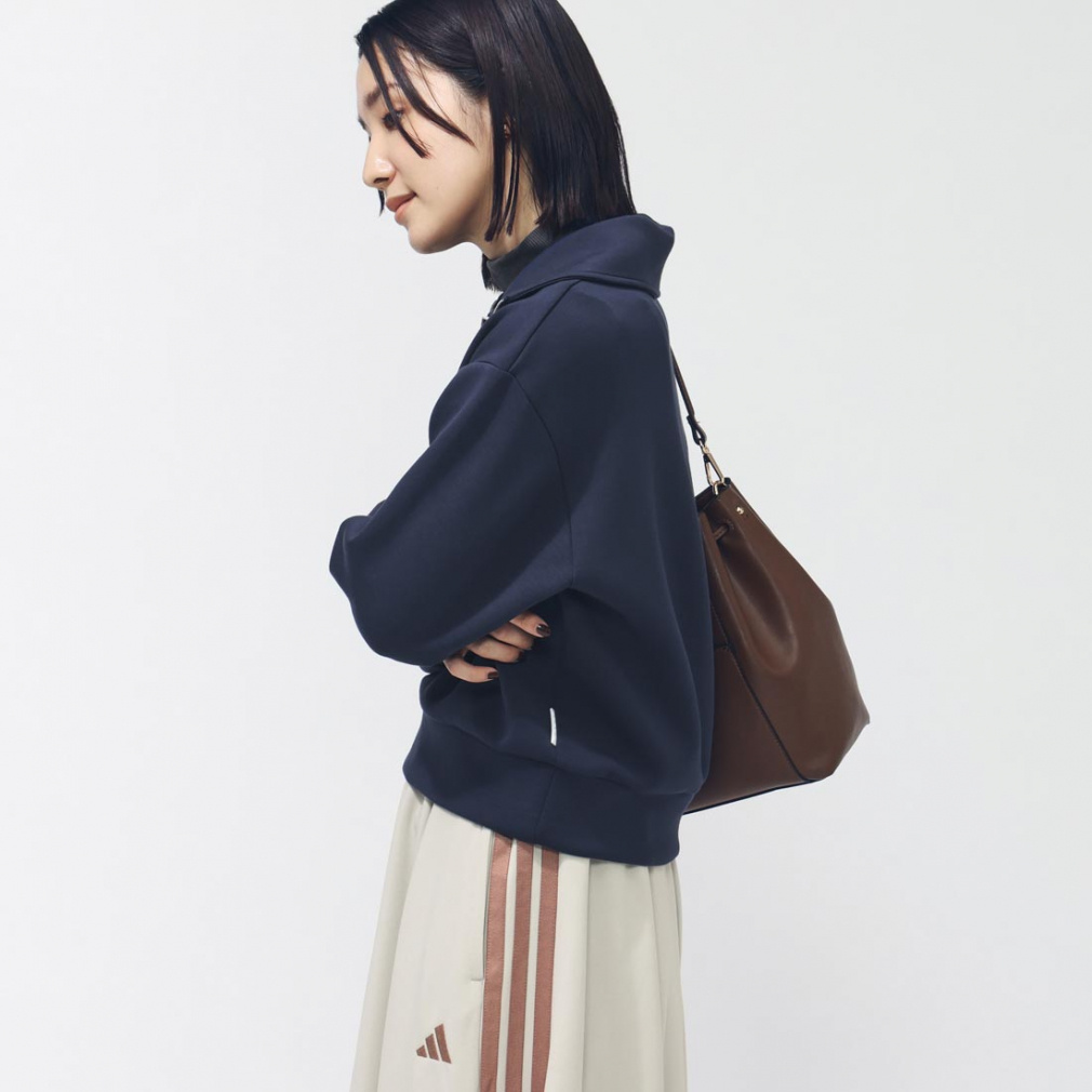 ティゴラ レディース スウェット ハーフジップ スウェットハーフジップ