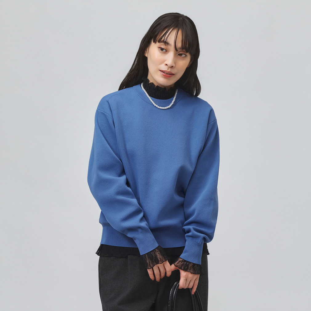 希少 OAMC STATIC CREWNECKマルチカラーニット プルオーバー ティゴラ レディース ウェア ウォッシャブルニットクルーネック
