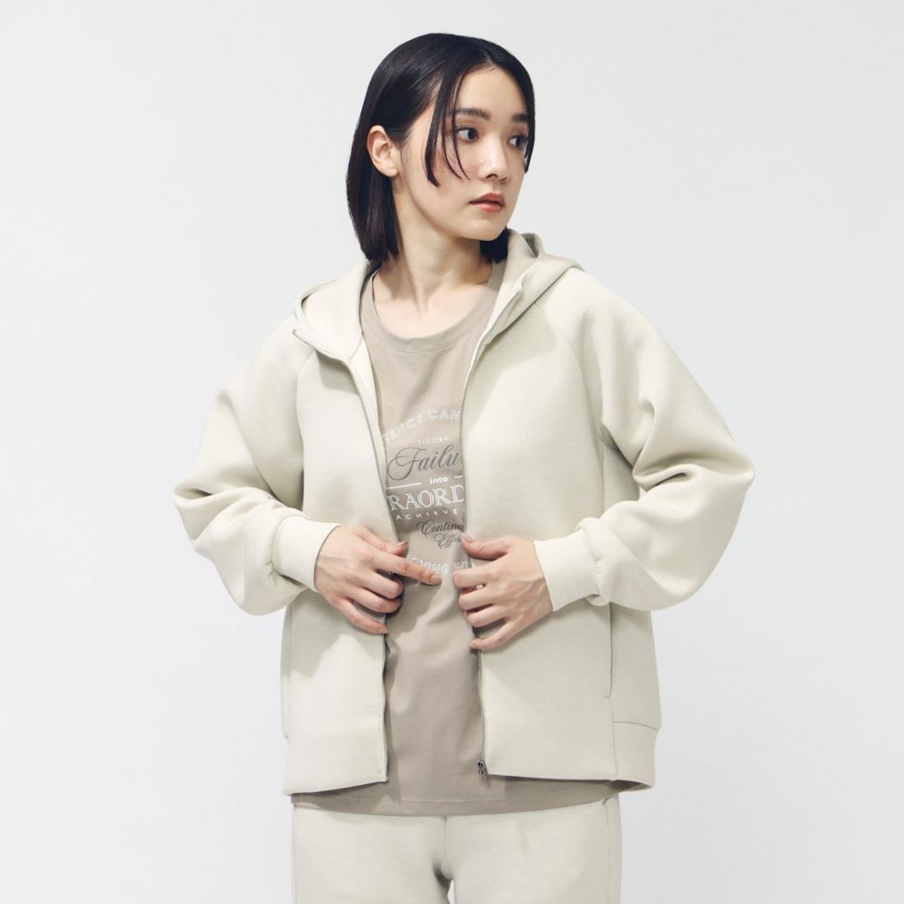 ティゴラ レディース スウェット パーカー テックスウェットジップ