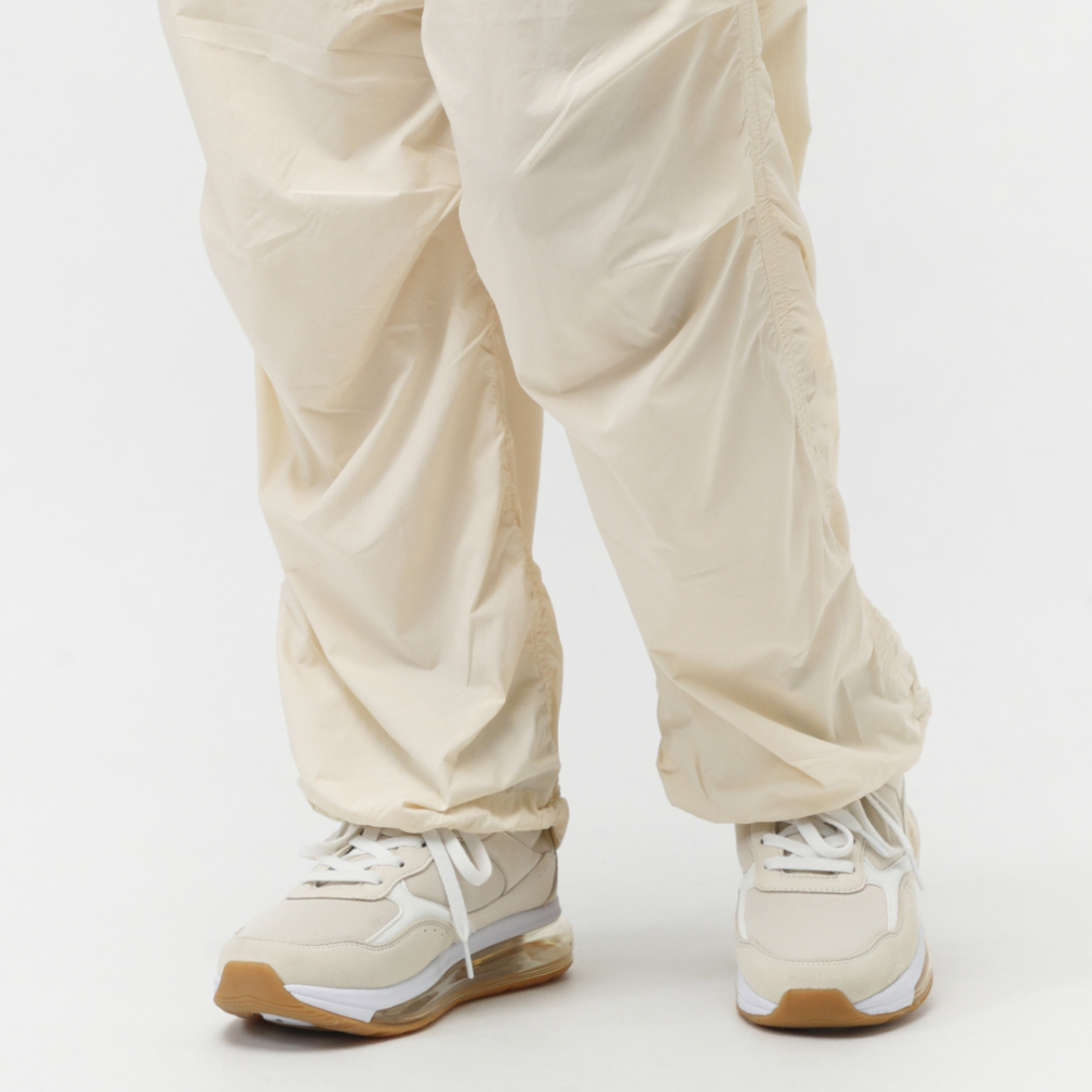 新品 撥水 サス付き パラシュートパンツ ホワイト 白 ACTIVE撥水パラシュートパンツ｜STYLEMIXER（スタイルミキサー