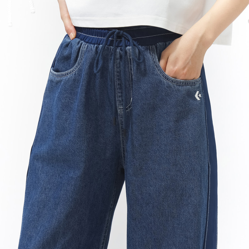 コンバース レディース ロングパンツ AP CS DENIM COMBI PANTS L