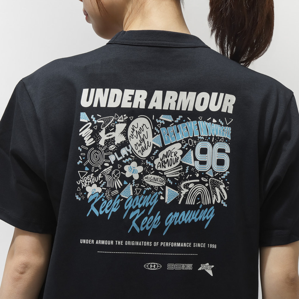 アンダーアーマー Tシャツ アンダーアーマー レディース 半袖 Tシャツ UAヘビーウエイト ショート