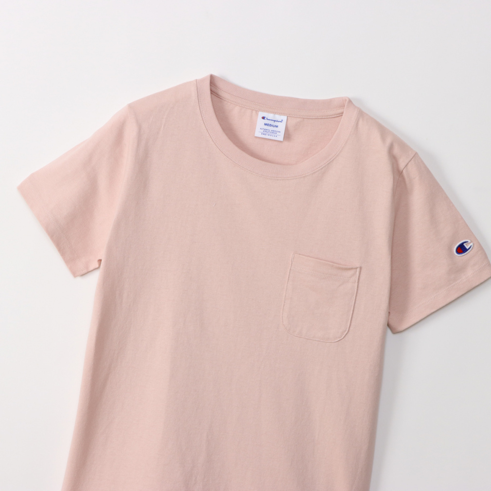チャンピオン レディース 半袖 Tシャツ SHORT SLEEVE POCKET T-SHIRT