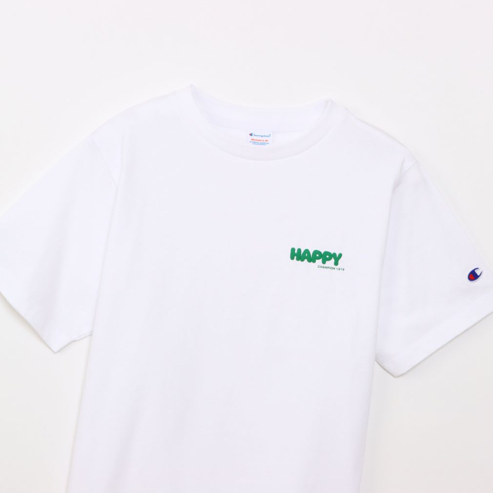 【新品．未使用】Champion ホワイトシャツ 1919 Champion 1919 White T-Shirt Rochester New York Embroidered