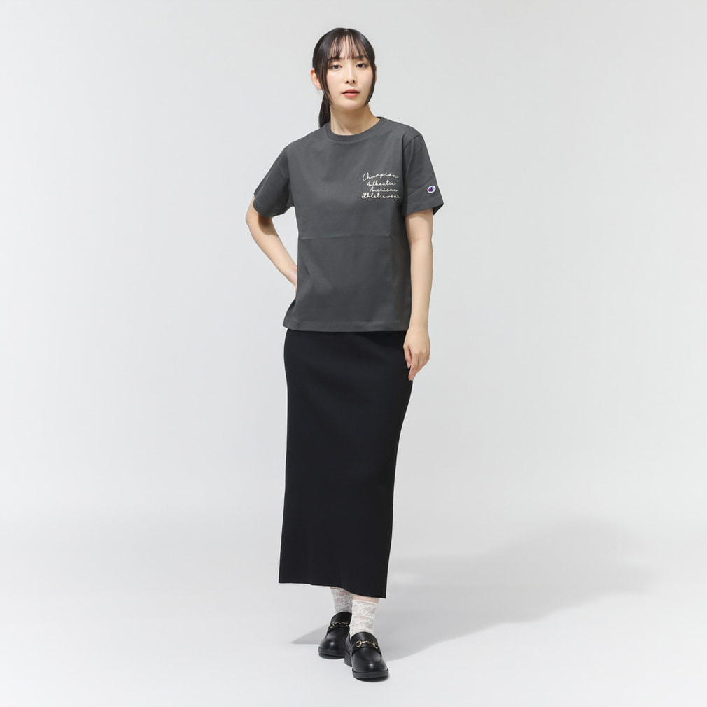 ちゃん チャンピオン レディース 半袖 Tシャツ SHORT SLEEVE T-SHIRT CWSD356