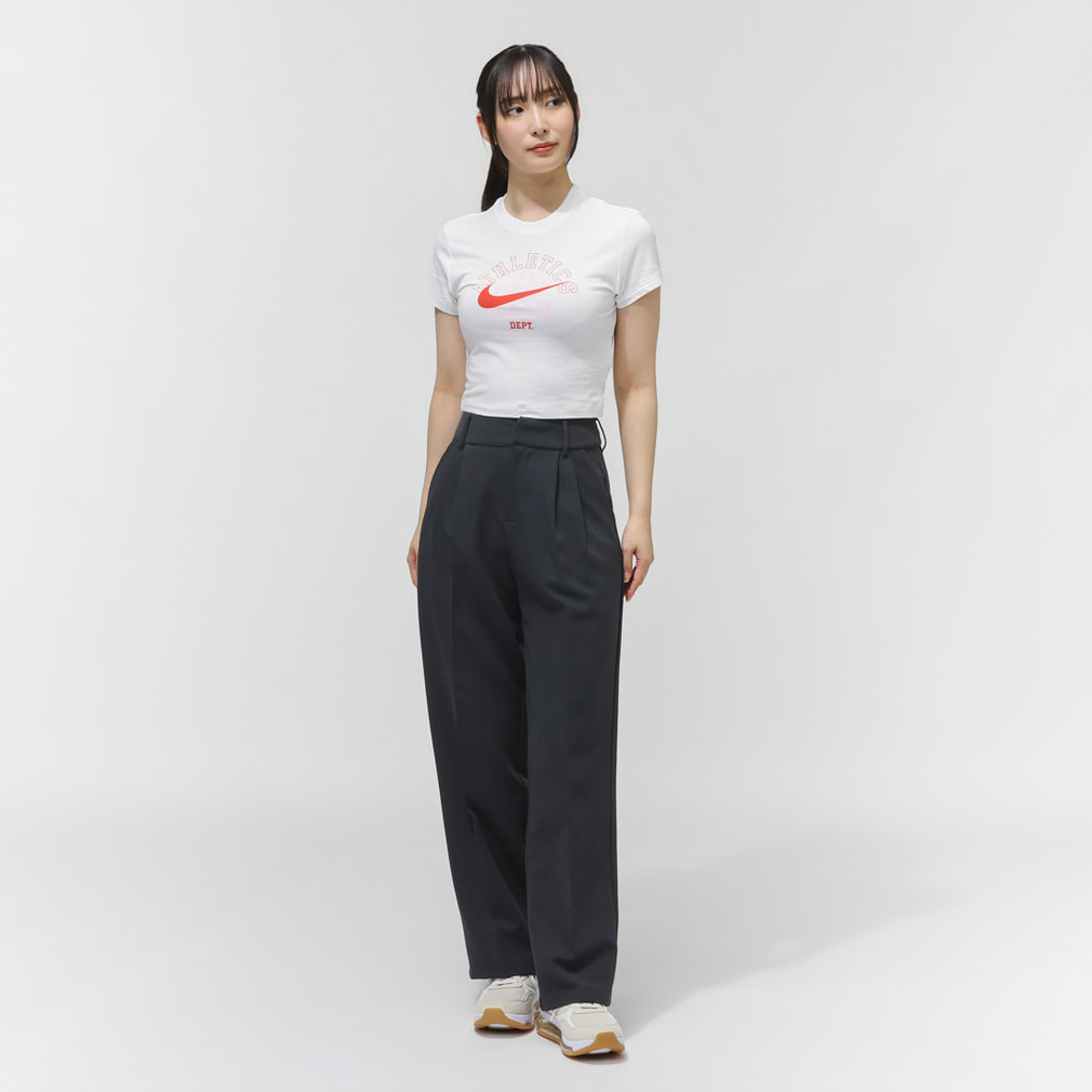 ナイキ レディース 半袖 Tシャツ ウィメンズ NSW CHLL KNT CROP OC8 S