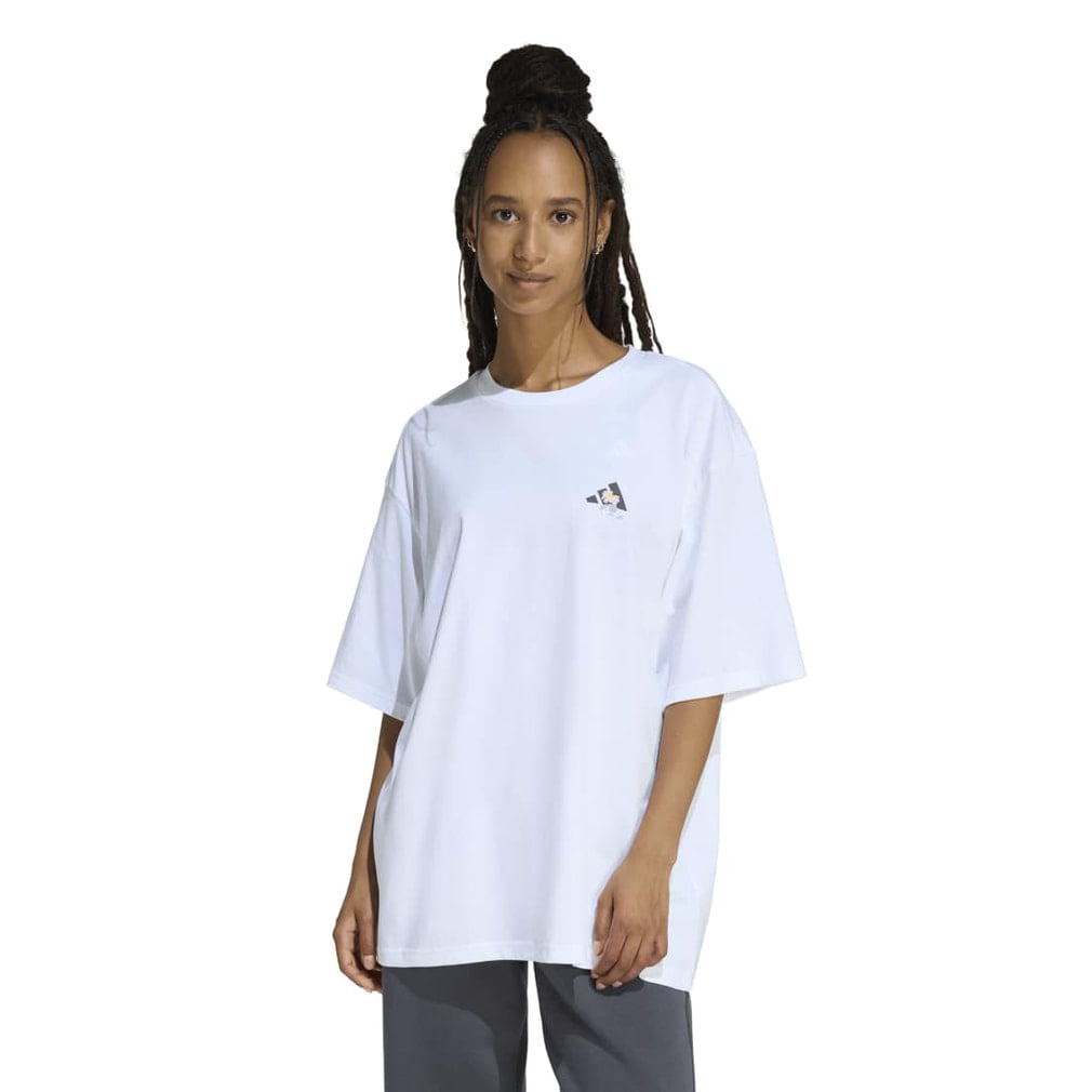 アディダス レディース 半袖 Tシャツ ソフトサイド オーバーサイズ