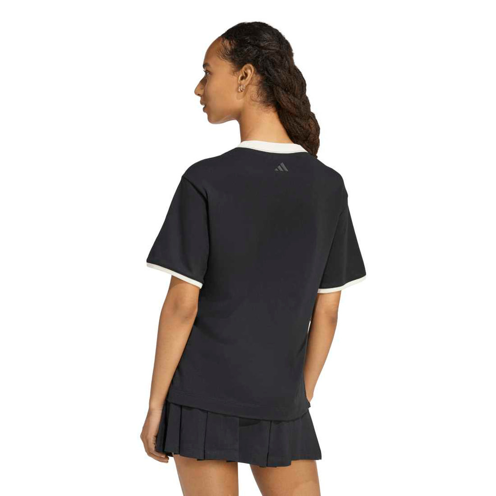 アディダス レディース 半袖 Tシャツ 刺しゅうグラフィック仕様
