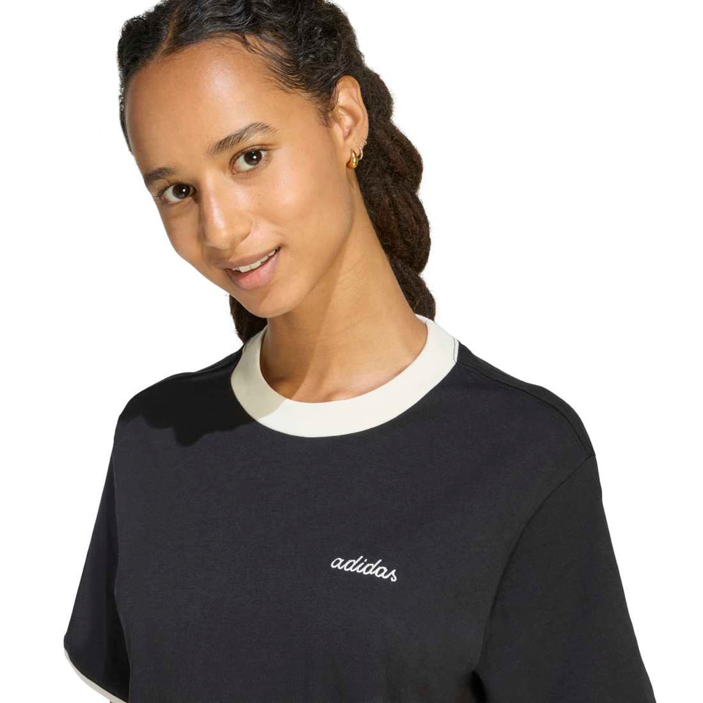 アディダス レディース 半袖 Tシャツ 刺しゅうグラフィック仕様