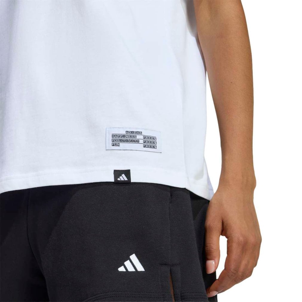 アディダス レディース 半袖 Tシャツ ミニ刺しゅうグラフィック半袖T