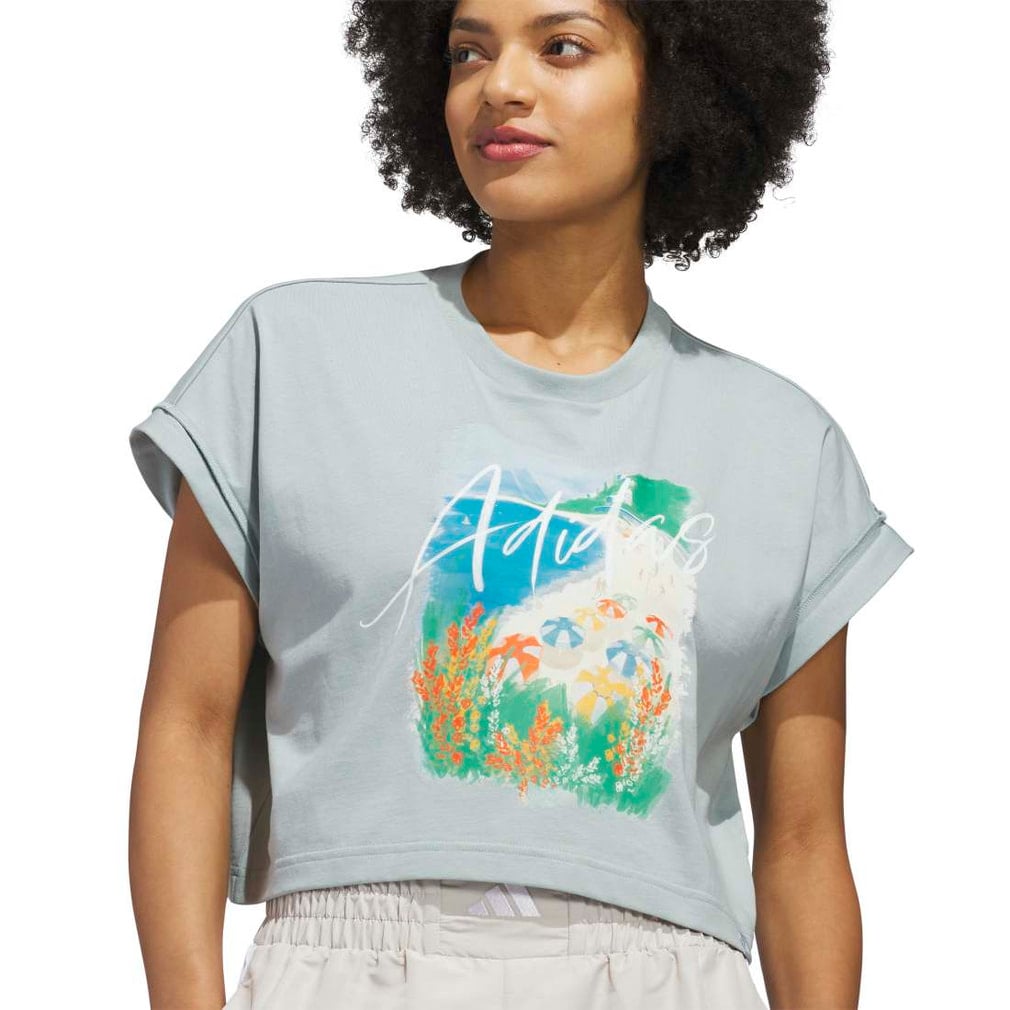 アディダス レディース 半袖 Tシャツ サマー ロマンス グラフィック T