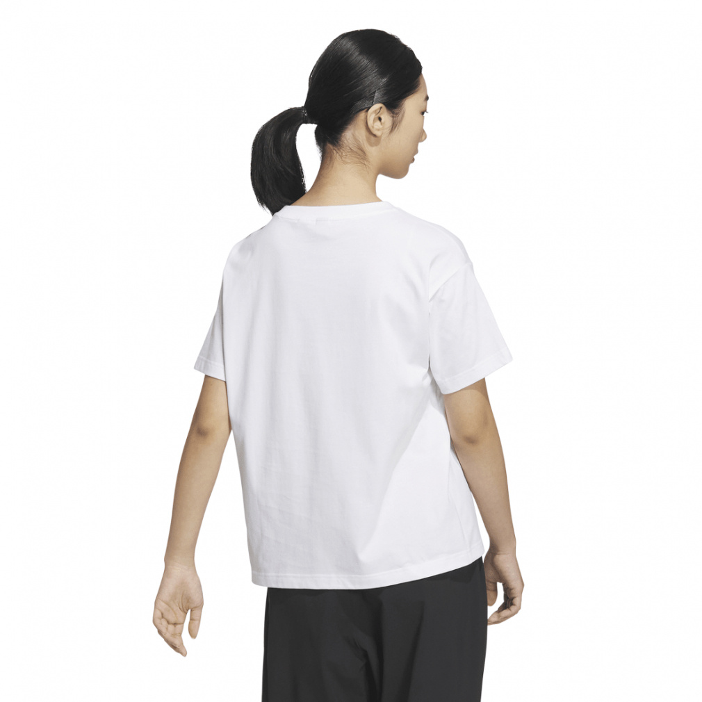 アディダス レディース 半袖 Tシャツ W FLOWER グラフィック Tシャツ1