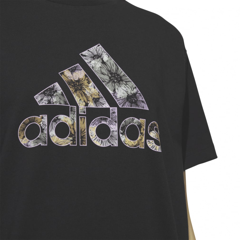 アディダス レディース 半袖 Tシャツ W FLOWER グラフィック Tシャツ1