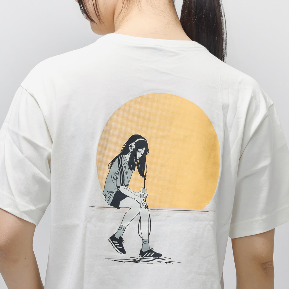 アディダス レディース 半袖 Tシャツ アニメ グラフィック サマーT