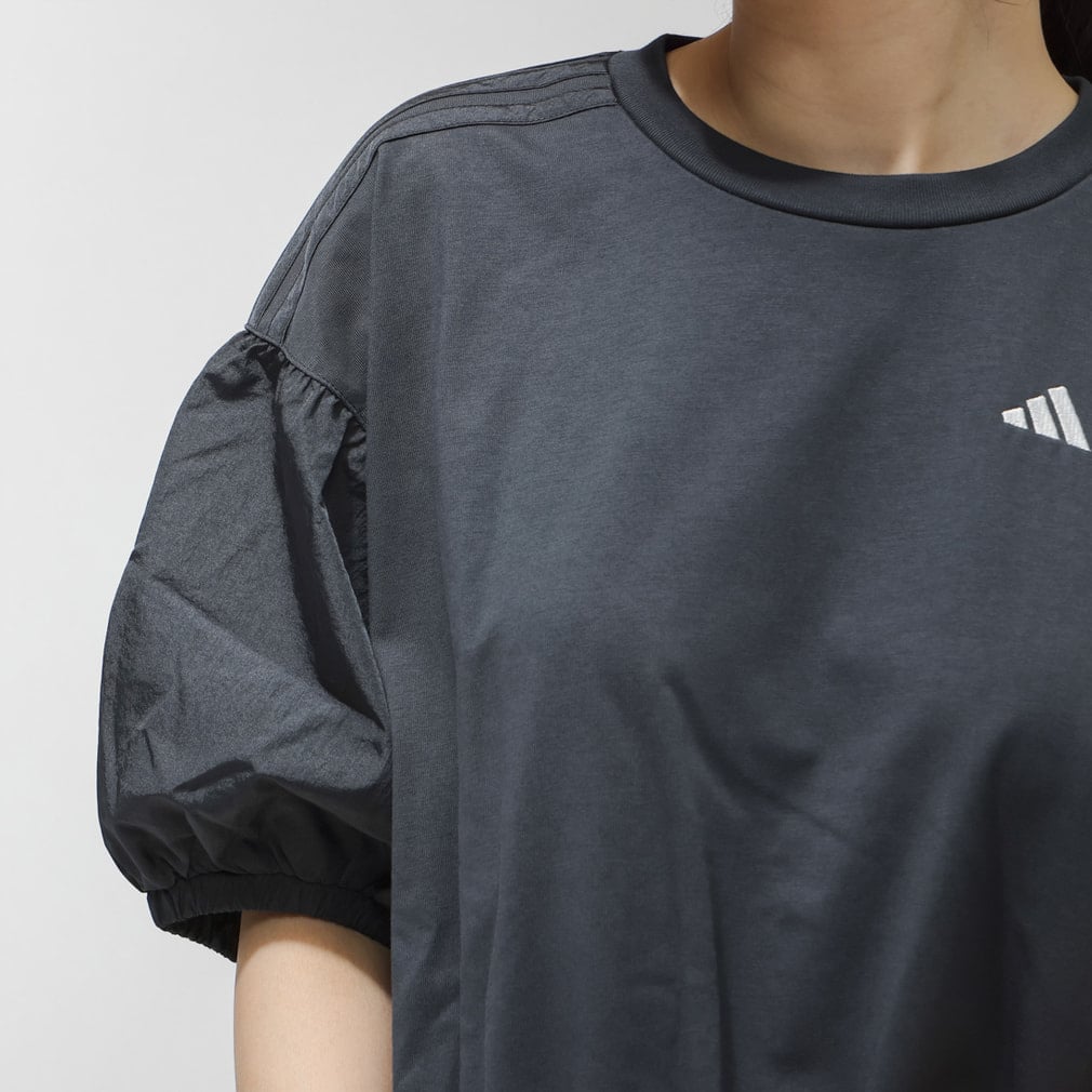 アディダス レディース PRISM COLLECTION パフスリーブ半袖Tシャツ