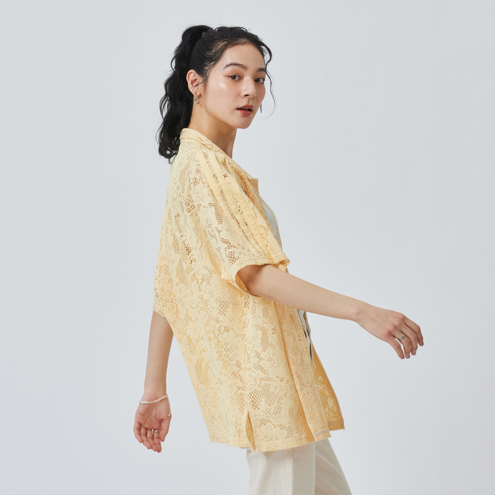 アディダス レディース PRISM COLLECTION レース半袖シャツ OGP68