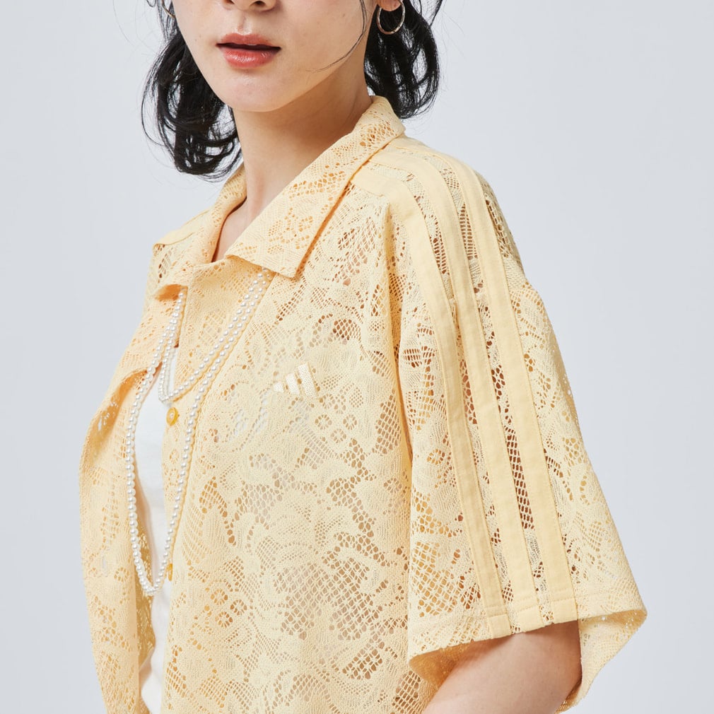 アディダス レディース PRISM COLLECTION レース半袖シャツ OGP68