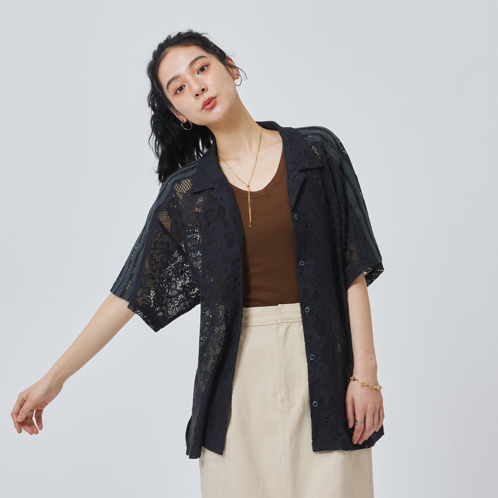 アディダス レディース PRISM COLLECTION レース半袖シャツ OGP68