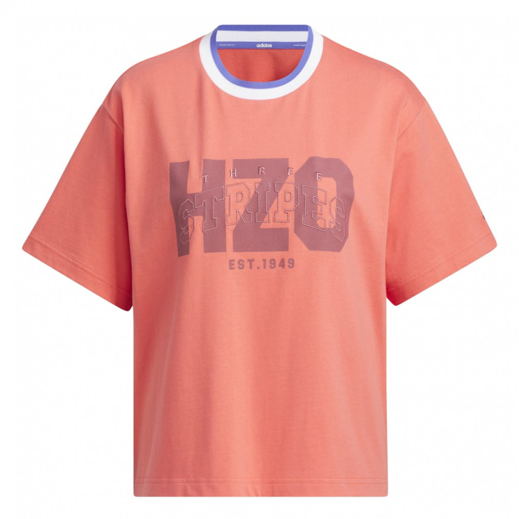 アディダス レディース 半袖 Tシャツ カレッジ ルーズフィット