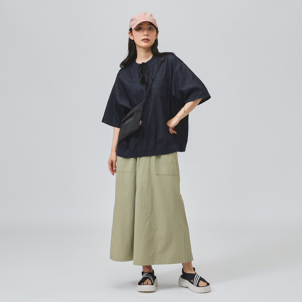 アディダス レディース 半袖 Tシャツ W COOL DENIM Tシャツ AP NQ010
