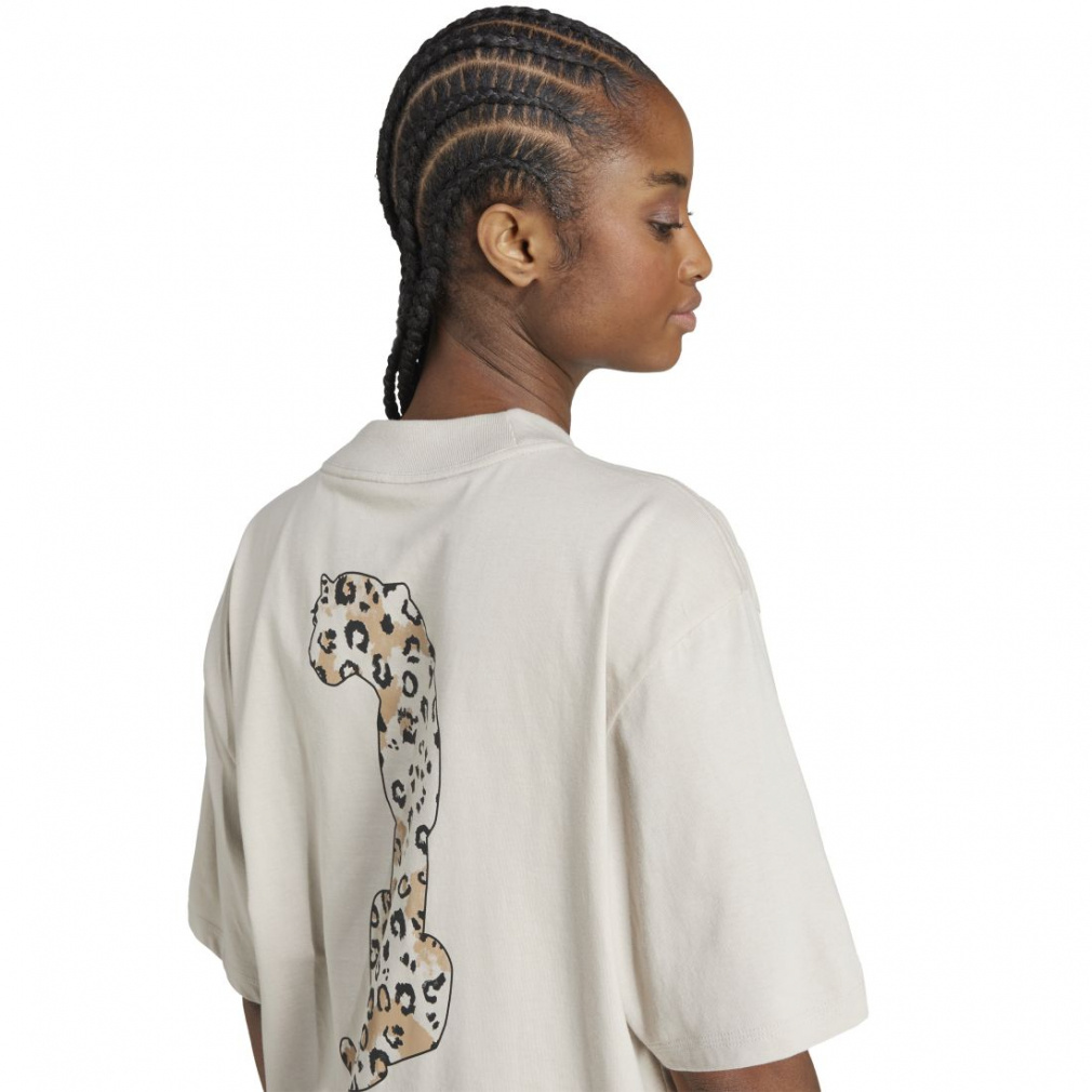 トップス a アディダス レディース 半袖 Tシャツ アニマル ルーズ グラフィックT