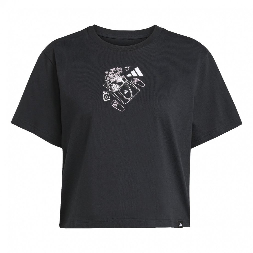 アディダス レディース 半袖 Tシャツ W EMBROIDERY グラフィック T