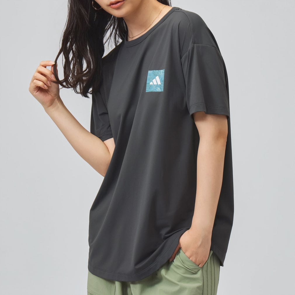 アディダス レディース 半袖 Tシャツ W COOL UV グラフィック SS T