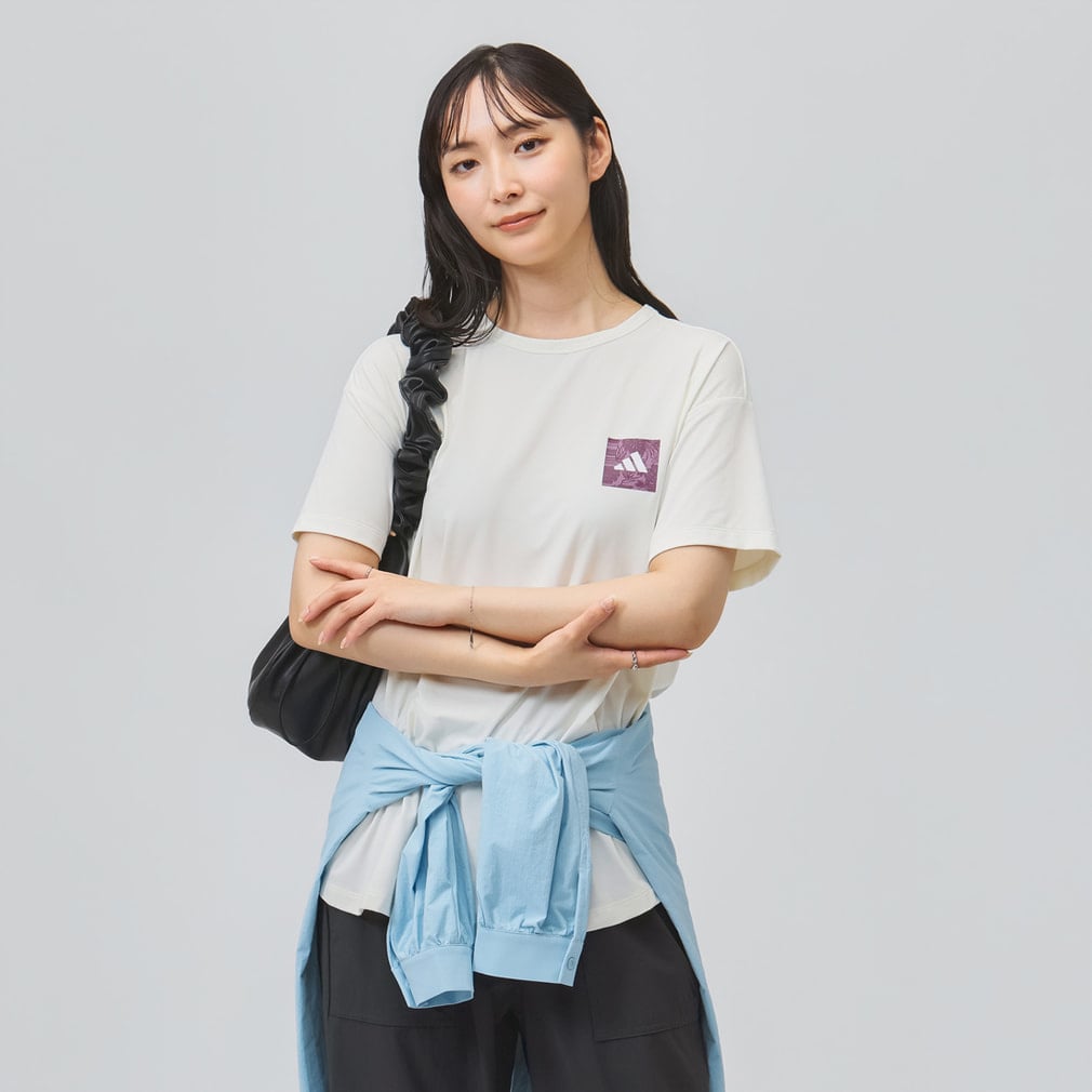 アディダス レディース 半袖 Tシャツ W COOL UV グラフィック SS T