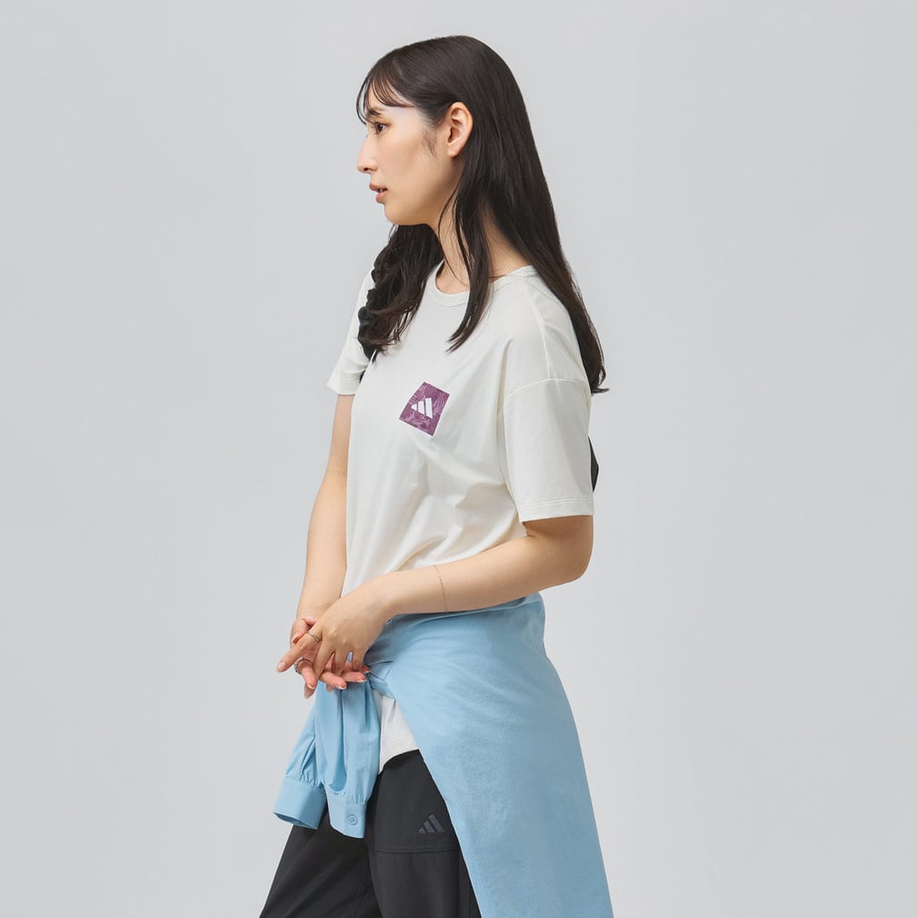 アディダス レディース 半袖 Tシャツ W COOL UV グラフィック SS T
