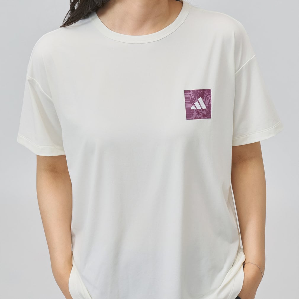アディダス レディース 半袖 Tシャツ W COOL UV グラフィック SS T