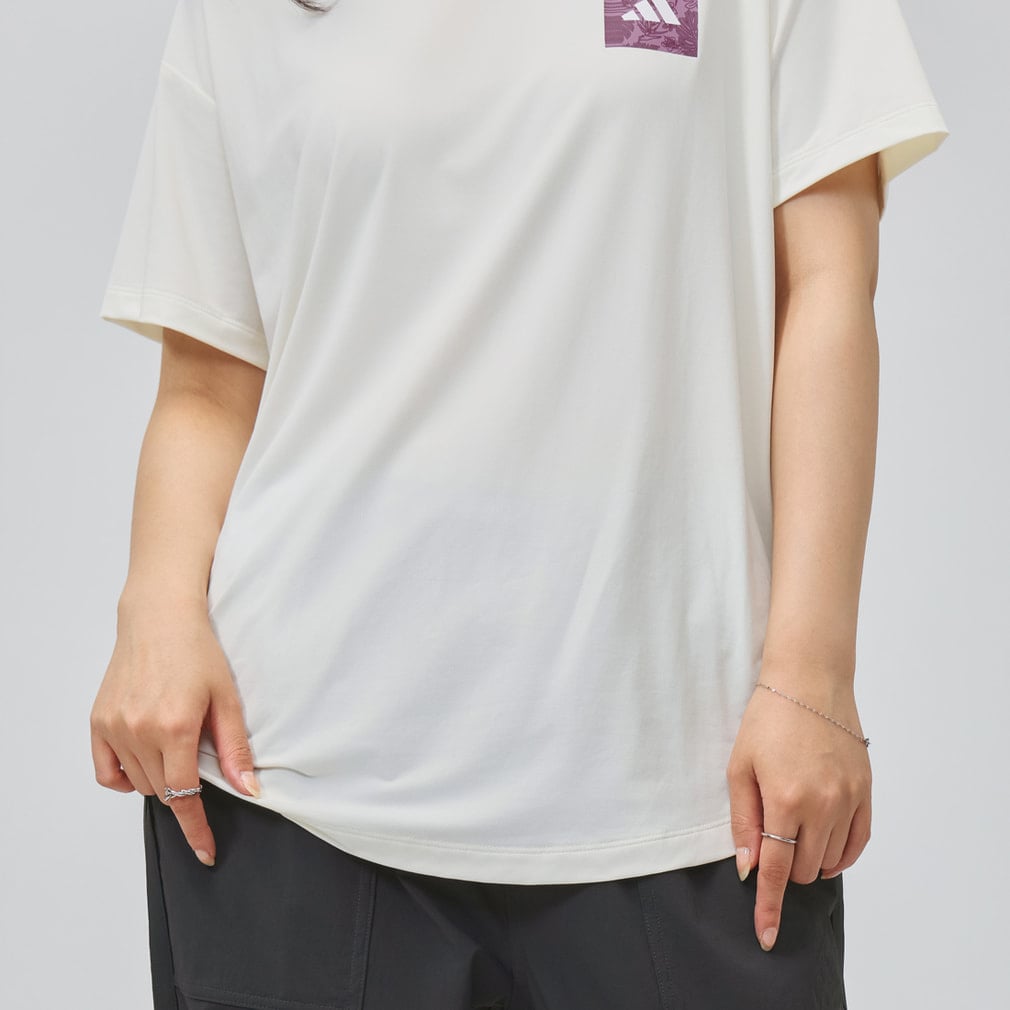 アディダス レディース 半袖 Tシャツ W COOL UV グラフィック SS T