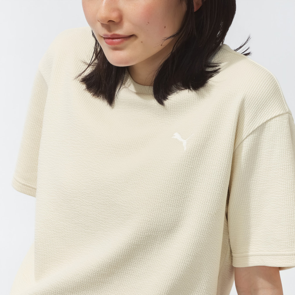 プーマ レディース 半袖 Tシャツ ESS ELEVATED リラックスド Tシャツ