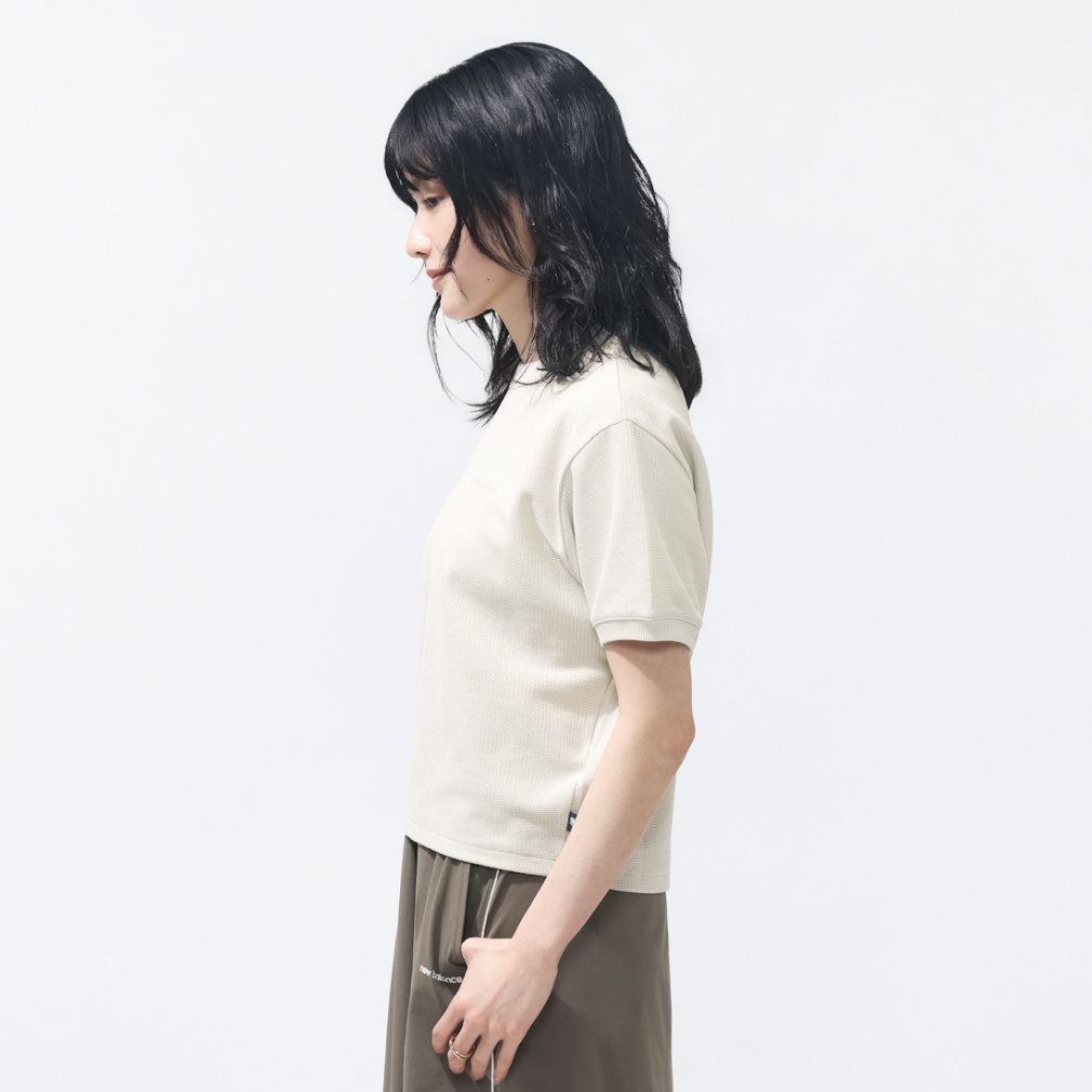 ニューバランス THE CITY レディース 半袖 Tシャツ ドビーショート